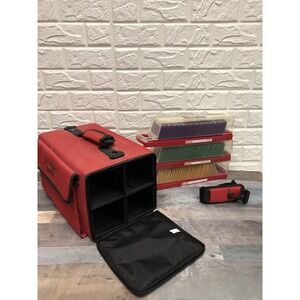 Lot of Sizzix‎ Sizzlits With Carrying Case Bounce + Script Letters & Playground
